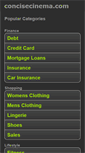 Mobile Screenshot of concisecinema.com